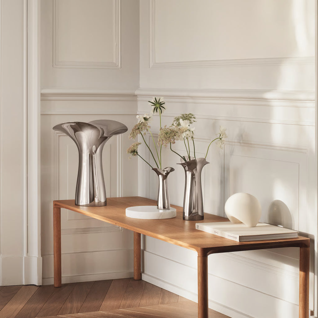 Skulpturale Vase mit organischem Design