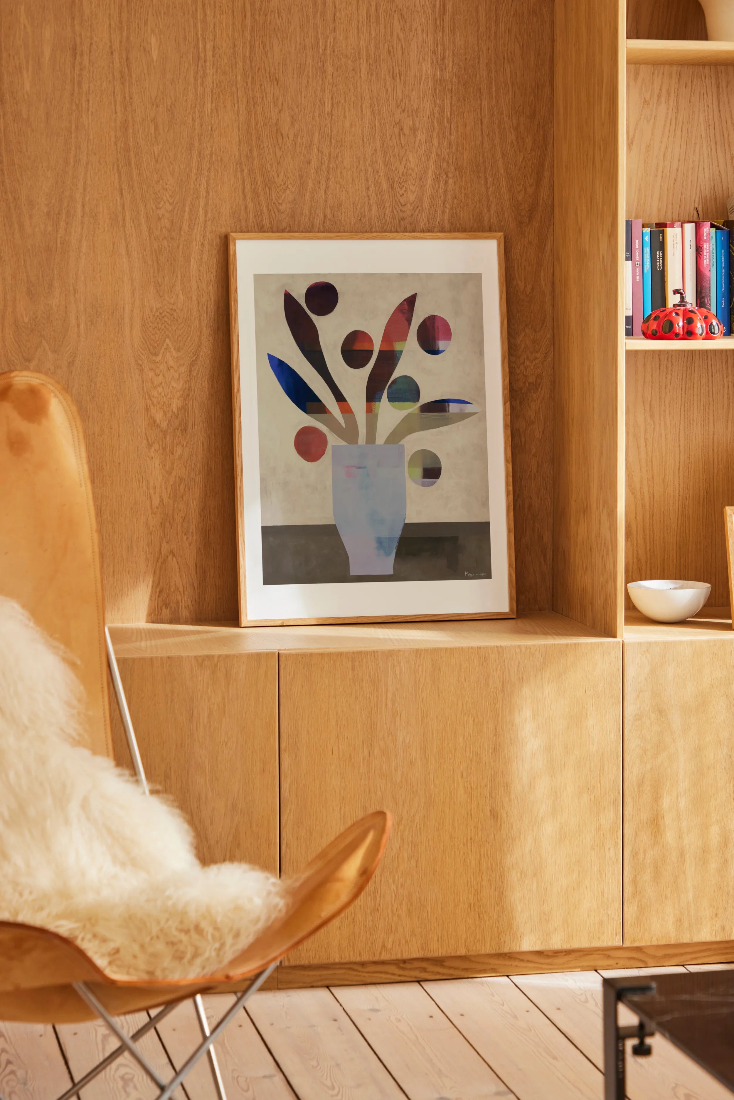 Sansevieria Poster mit abstraktem Pflanzenmotiv